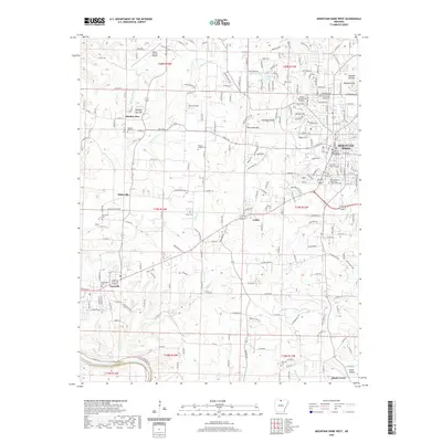 2020 Map of Mountain Home West, 2020 Print
