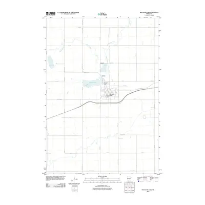2010 Map of Mountain Lake, 2010 Print