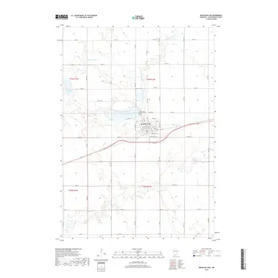 2019 Map of Mountain Lake, 2019 Print