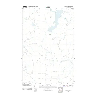 2011 Map of Mountain Lake, 2011 Print
