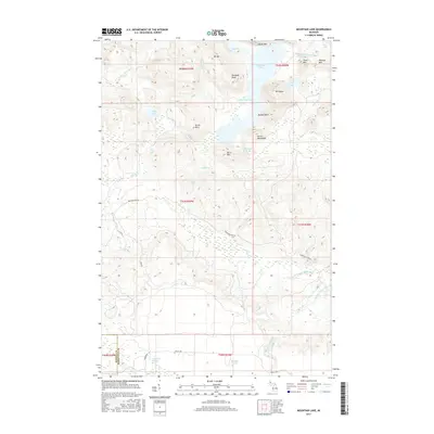 2017 Map of Mountain Lake, 2017 Print