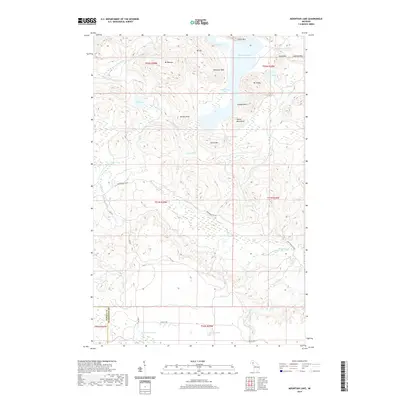 2019 Map of Mountain Lake, 2019 Print