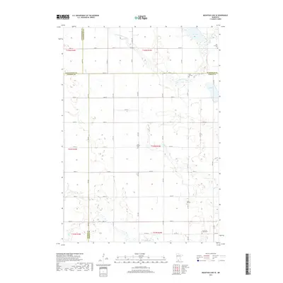 2019 Map of Mountain Lake SE, 2019 Print