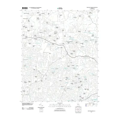 2011 Map of Mountain Park, 2011 Print