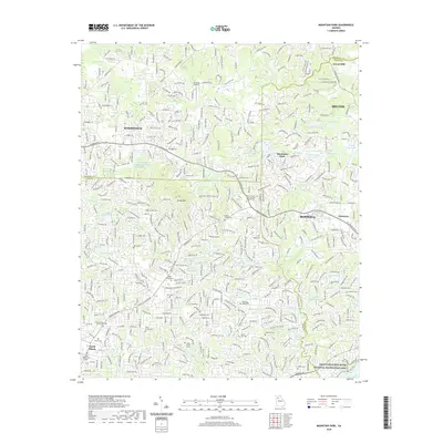 2020 Map of Mountain Park, 2020 Print