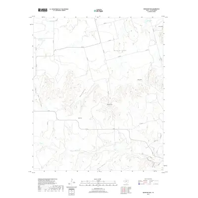 2019 Map of Mountain Pass, 2019 Print