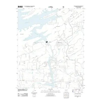 2011 Map of Mountain Pine, 2011 Print