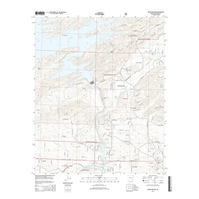 2014 Map of Mountain Pine, 2014 Print