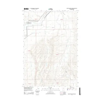 2014 Map of Mountain Pocket Creek, 2014 Print
