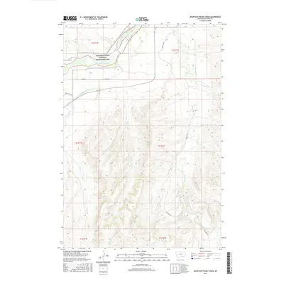 2017 Map of Mountain Pocket Creek, 2017 Print