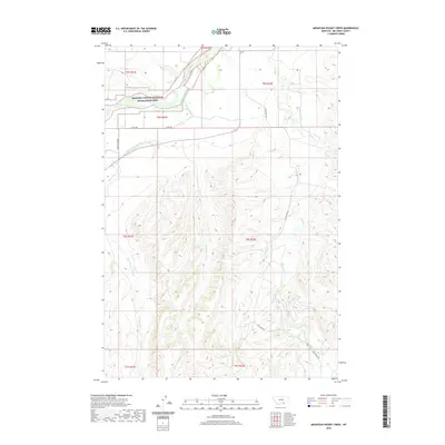 2020 Map of Mountain Pocket Creek, 2020 Print