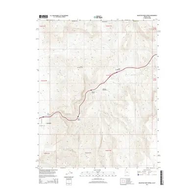 2014 Map of Mountain Sheep Spring, 2014 Print