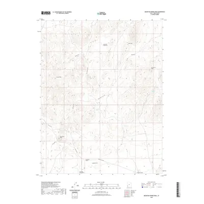 2020 Map of Mountain Spring Peak, 2020 Print