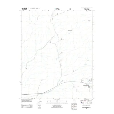 2012 Map of Mountain Springs, 2012 Print