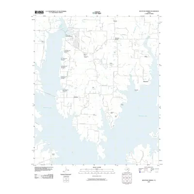 2010 Map of Mountain Springs, 2010 Print
