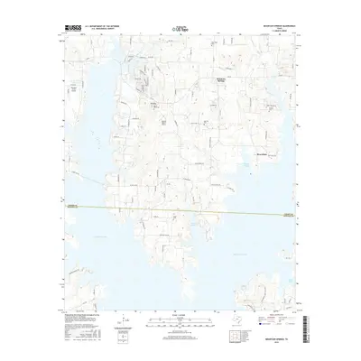 2016 Map of Mountain Springs, 2016 Print