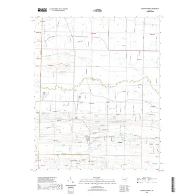 2020 Map of Mountain Springs, 2020 Print