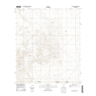 2013 Map of Mountain Tank, 2013 Print