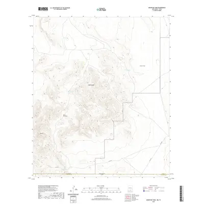 2020 Map of Mountain Tank, 2020 Print