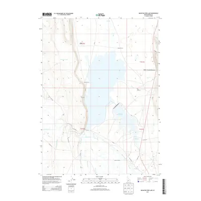2013 Map of Mountain View Lake, 2013 Print