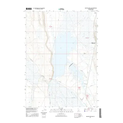 2017 Map of Mountain View Lake, 2017 Print