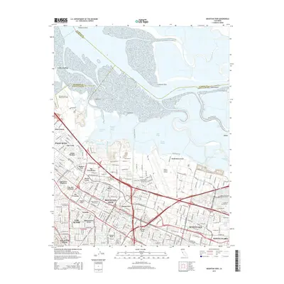 2015 Map of Mountain View, 2015 Print