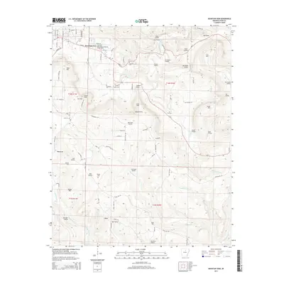 2014 Map of Mountain View, 2014 Print