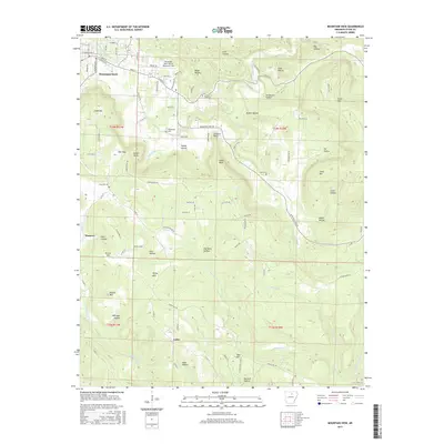 2017 Map of Mountain View, 2017 Print