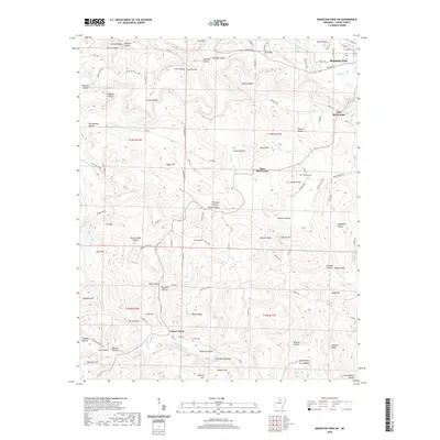 2020 Map of Mountain View SW, 2020 Print
