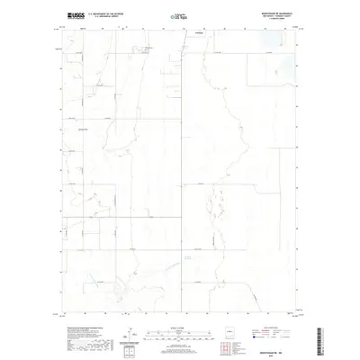 2020 Map of Mountainair NE, 2020 Print