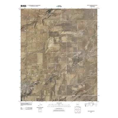 2010 Map of Mountainair, 2010 Print