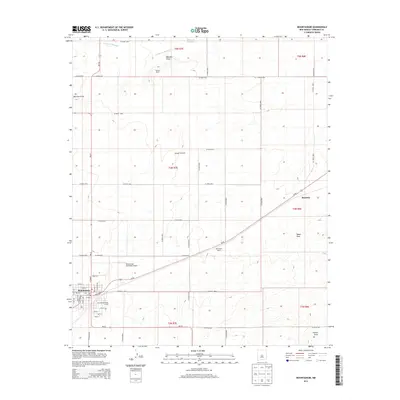 2013 Map of Mountainair, 2013 Print