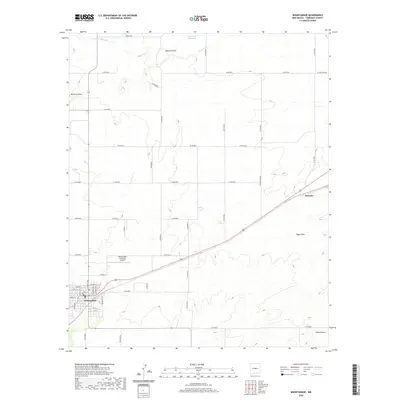 2020 Map of Mountainair, 2020 Print