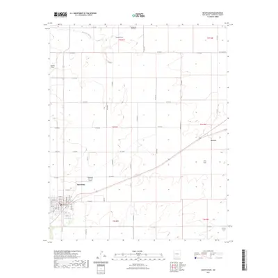 2023 Map of Mountainair, 2023 Print