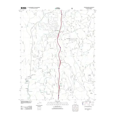 2011 Map of Mountainaire, 2011 Print