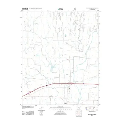 2011 Map of Mountainburg SE, 2011 Print