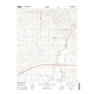 2014 Map of Mountainburg SE, 2014 Print