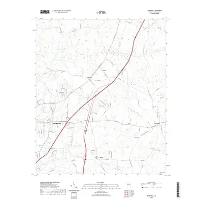 2020 Map of Mountville, 2020 Print