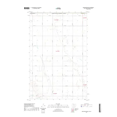 2017 Map of Mouse River Park NE, 2017 Print