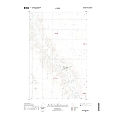 2017 Map of Mouse River Park, 2017 Print