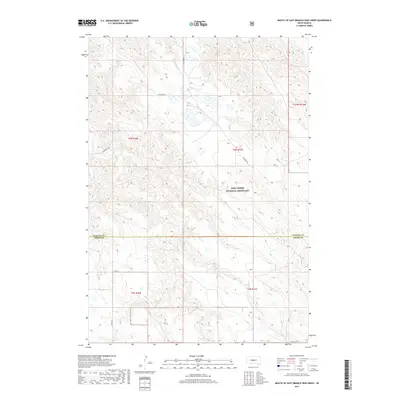 2017 Map of Mouth of East Branch War Creek, 2017 Print