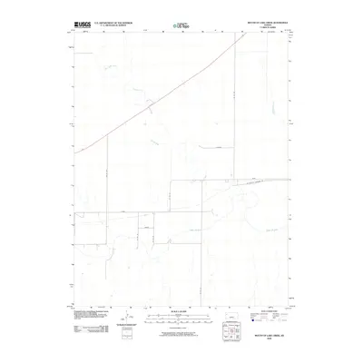 2009 Map of Mouth of Lake Creek, 2009 Print