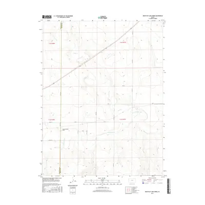 2015 Map of Mouth of Lake Creek, 2015 Print
