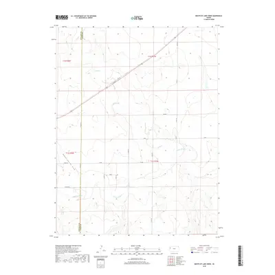 2018 Map of Mouth of Lake Creek, 2018 Print