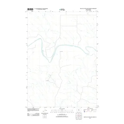 2012 Map of Mouth of Little Dog Creek, 2012 Print