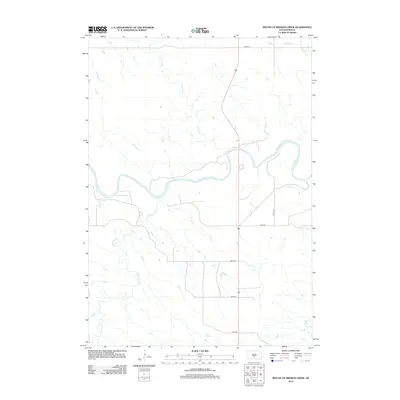 2012 Map of Mouth of Mission Creek, 2012 Print