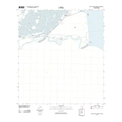 2010 Map of Mouth of Rio Grande, 2010 Print