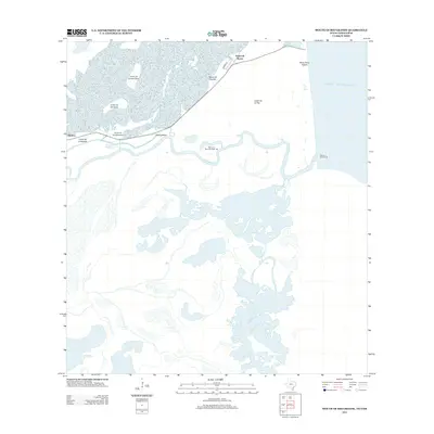 2012 Map of Mouth of Rio Grande, 2012 Print