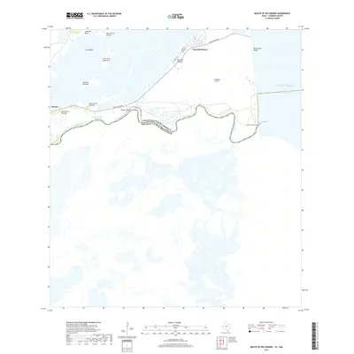 2019 Map of Mouth of Rio Grande, 2019 Print