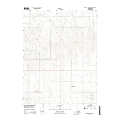2016 Map of Mouth of Shaw Creek, 2016 Print